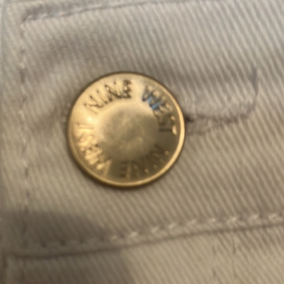 Nine West white jeans size 12P - Picture 4 of 8
